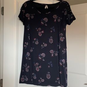 Floral t shirt dress